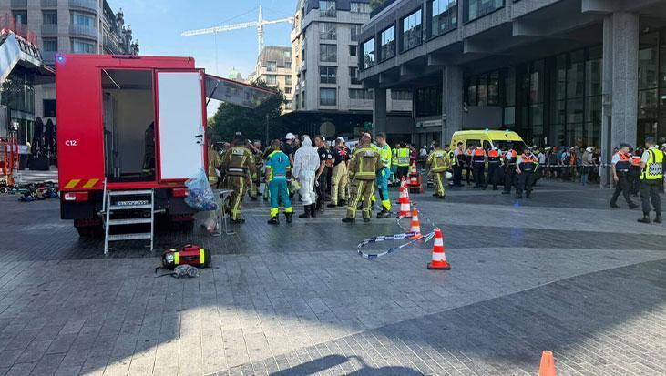Belçika'da belediye binası alelere teslim oldu! 2 ölü, 4 kayıp