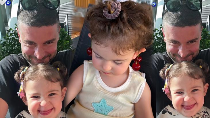 Baba-kız keyifler yerinde Berk Oktay ve Milenadan yeni kare