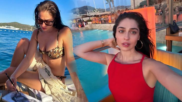 Cemre Bayselin Bodrum keyfi Tatil pozlarıyla dikkat çekti