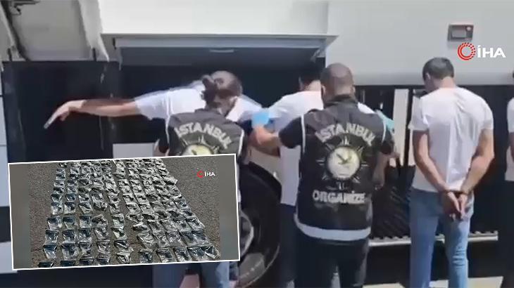 İstanbul'da durdurulan otobüsten cephanelik çıktı