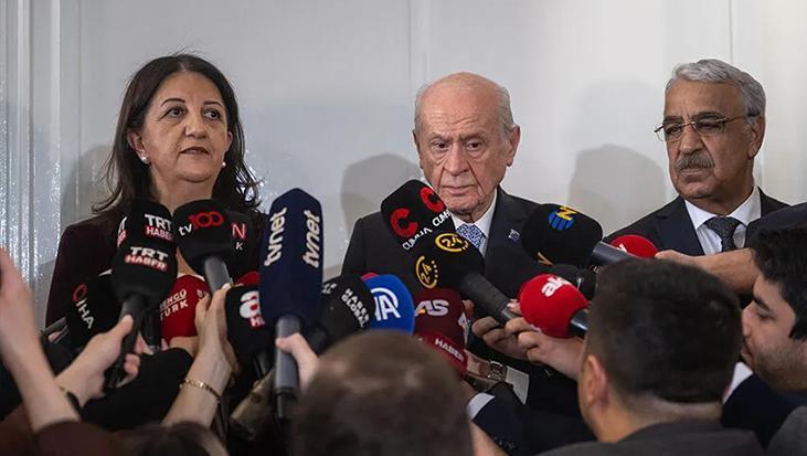 Son dakika... Bahçeli ile DEM Parti Heyeti görüşmesi başladı