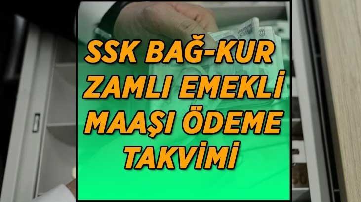 ZAMLI EMEKLİ MAAŞ ÖDEMELERİ BAŞLADI! SSK BAĞ-KUR TEMMUZ 2026 emekli maaş ödeme takvimi! Tahsis numarasına göre SSK Bağ-Kur zamlı emekli maaş ödeme tarihleri...