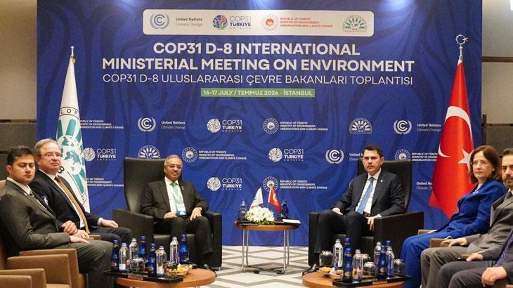 İstanbul D-8 çevre bakanları deklarasyonu oy birliği ile kabul edildi
