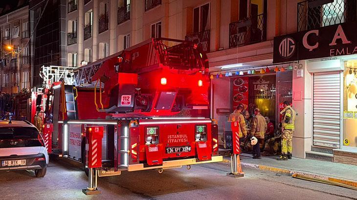 Esenyurt'ta otel yangını; mahsur kalanlar merdivenle tahliye edildi