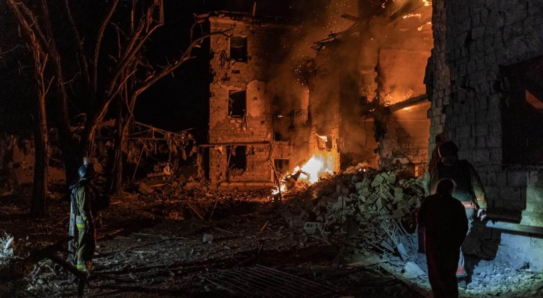 Rusya Ukrayna'yı 166 hava aracıyla vurdu! Kiev'de yaralılar var