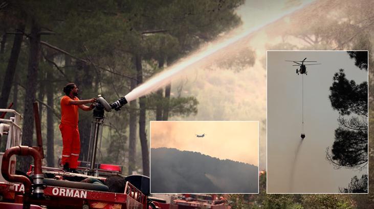 Antalya'da orman yangını! Alevlere havadan ve karadan müdahale sürüyor