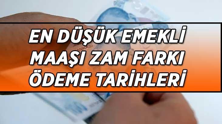 EN DÜŞÜK EMEKLİ MAAŞ ZAM FARKLARI NE ZAMAN YATACAK SSK, Bağ-Kur en düşük emekli maaşı 23 bin 522 TL oldu mu, karar Resmi Gazetede yayımlandı mı Farklar ne zaman banka hesaplarına yatacak EN DÜŞÜK EMEKLİ MAAŞ ZAM FARKLARI NE ZAMAN YATACAK SSK, Bağ-Kur en düşük emekli maaşı 23 bin 522 TL oldu mu, karar Resmi Gazetede yayımlandı mı Farklar ne zaman banka hesaplarına yatacak