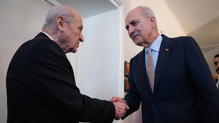 TBMM Başkanı Kurtulmuş'tan liderler turu