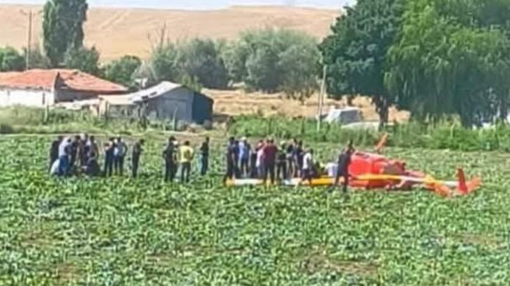 Ankarada eğitim helikopteri düştü