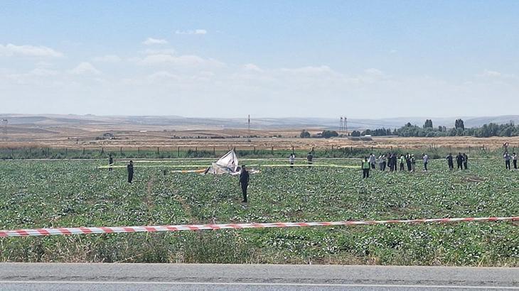 Ankarada eğitim helikopteri düştü