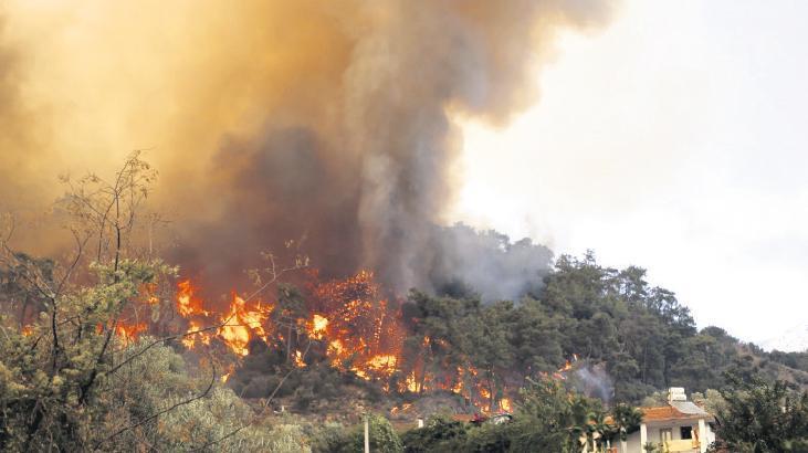 Muğla’da ormanlık alanda yangın