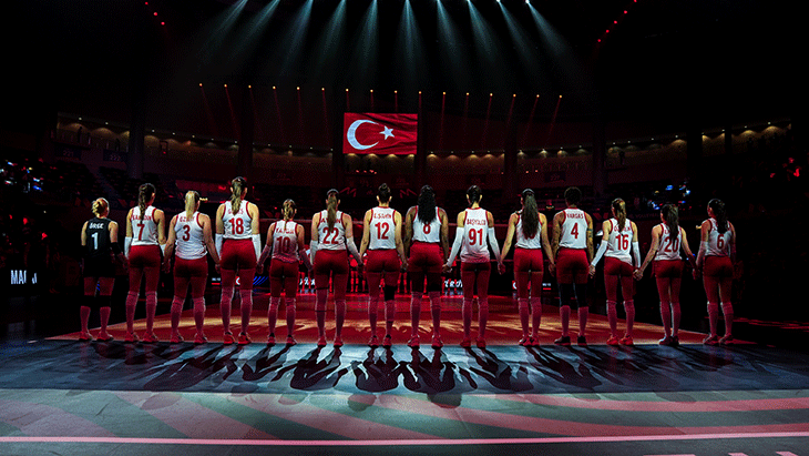 2026 Milletler Liginde Türkiye - Kanada çeyrek final maçından fotoğraflar
