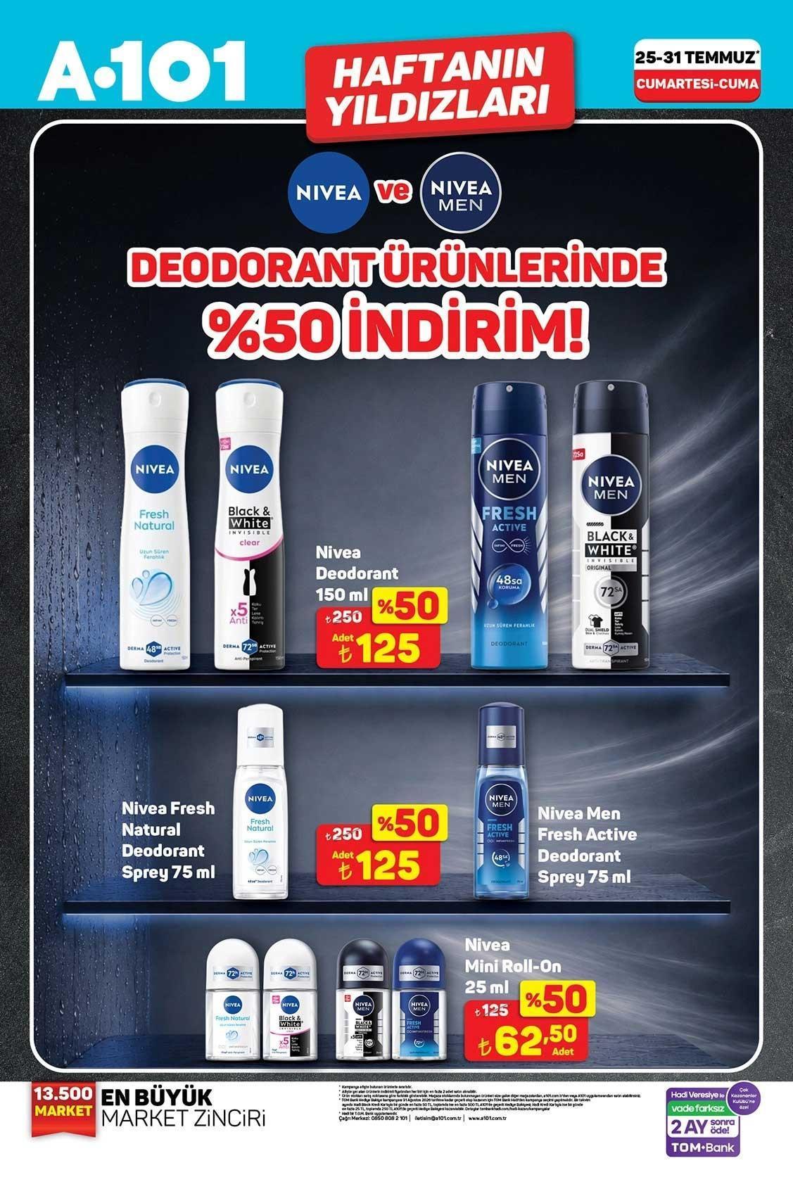 25-31 TEMMUZ A101 HAFTANIN YILDIZLARI