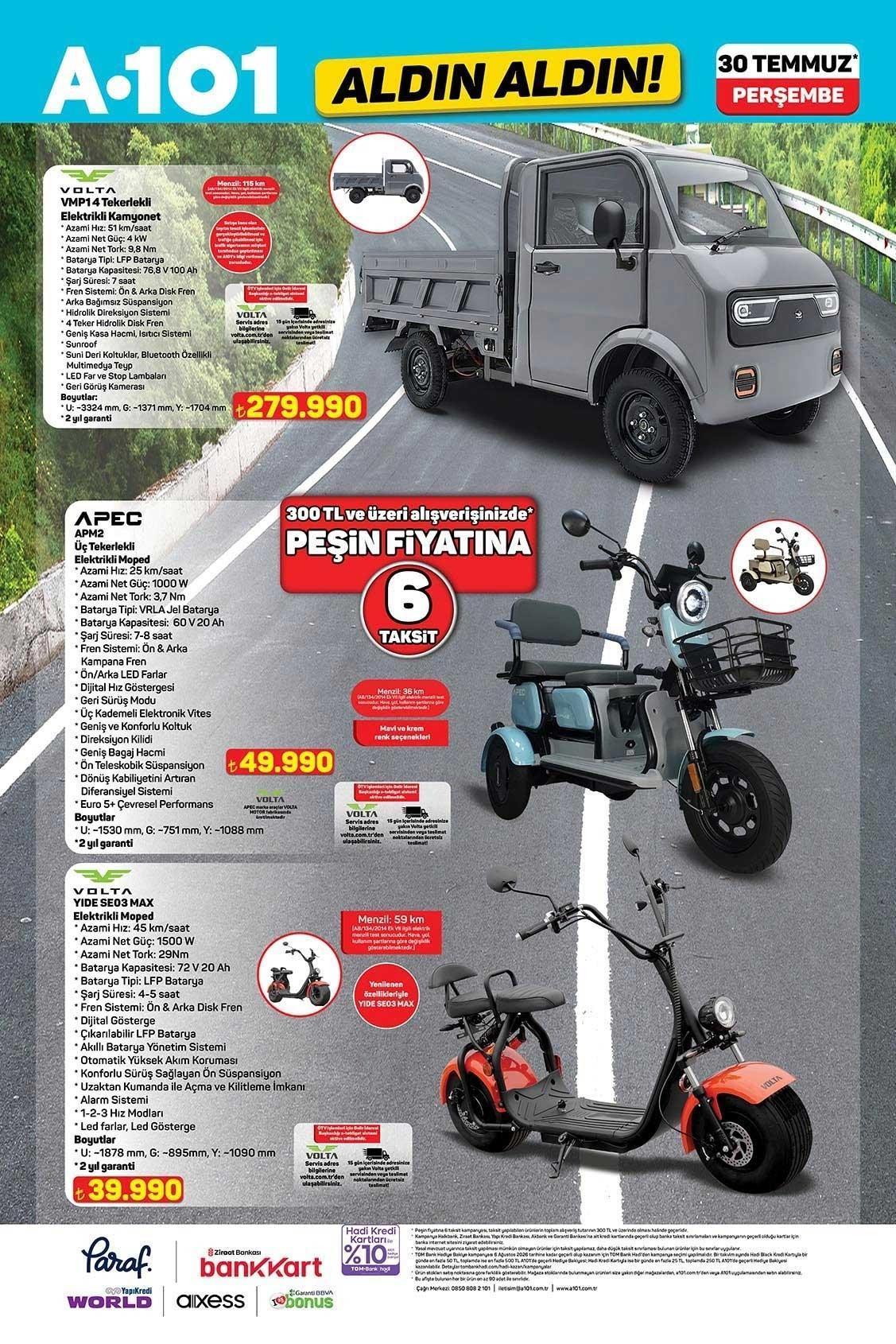 30 TEMMUZ A101 ALDIN ALDIN AKTÜEL KATALOĞU