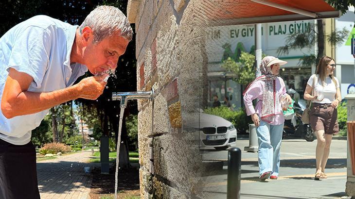 Adana'da hissedilen sıcaklık çıldırttı: Direksiyonu eldivenle tutuyoruz