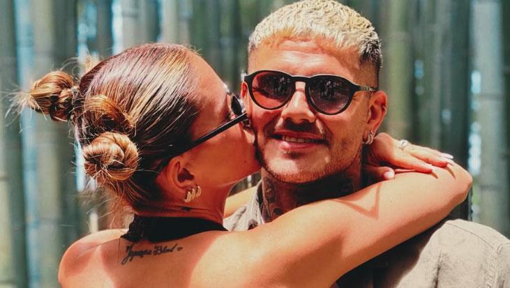 Big Boy Icardi Sevgilisiyle bench press yaptı