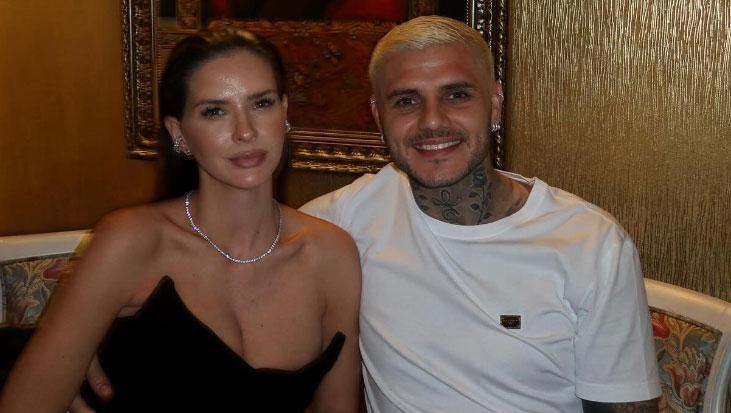 Big Boy Icardi Sevgilisiyle bench press yaptı