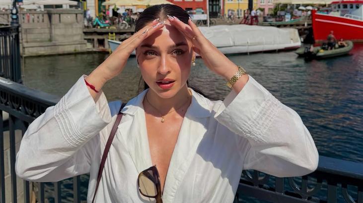 Güller ve Günahların yıldızı Cemre Baysel tatile doymuyor Yeni rotası belli oldu