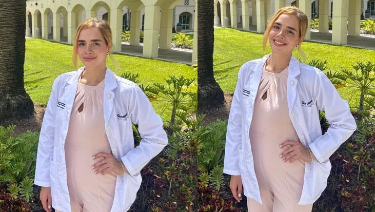 Neşe Erberkin kızı Selin Gurdikyan doktorluk yolunda ilk adımı attı Podyumlardan tıp fakültesine
