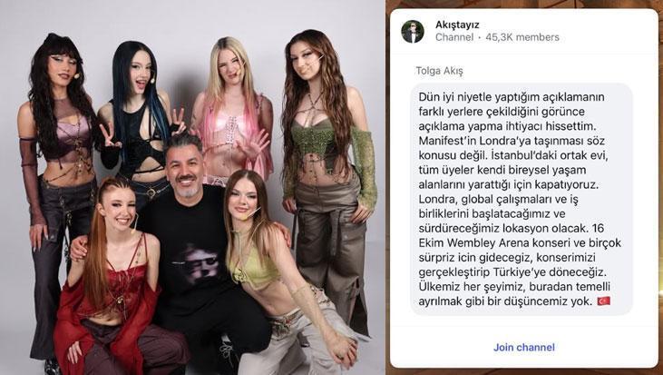 Manifest Londraya mı taşınıyor Tolga Akış son noktayı koydu