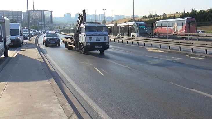 Küçükçekmece Sefaköydeki kazadan görüntüler