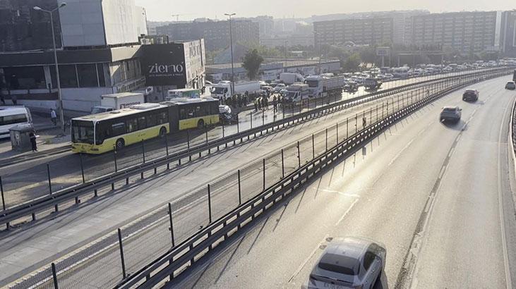 Küçükçekmece Sefaköydeki kazadan görüntüler