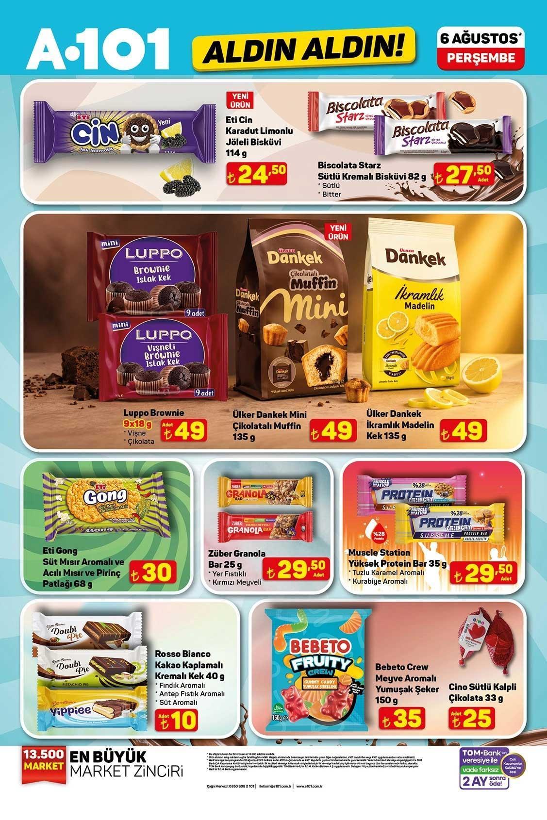 6 AĞUSTOS ALDIN ALDIN A101 AKTÜEL KATALOĞU