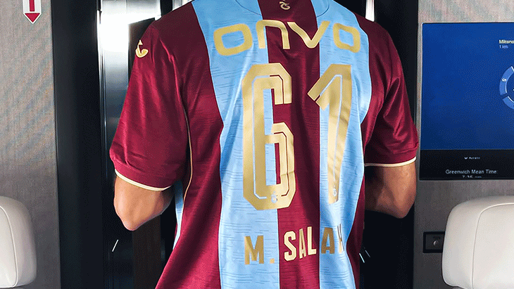 Mohamed Salah Trabzonspor formasını giydi