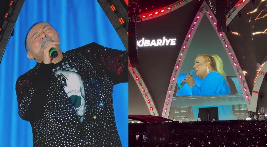 İstanbul Festivalinde Serdar Ortaç gecesi Kibariye ‘Kanasın’ ile damga vurdu
