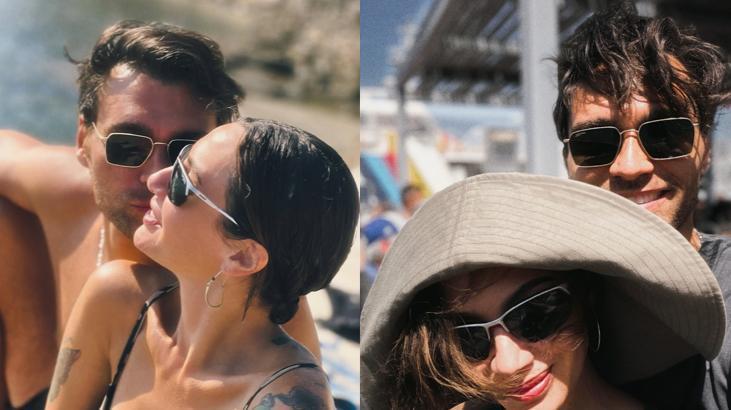 Aşk tam gaz devam ediyor Birce Akalay ve Hakan Kurtaş çiftinden romantik tatil