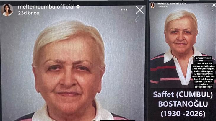 Meltem Cumbulun acı günü Ölüm haberini sosyal medyadan duyurdu