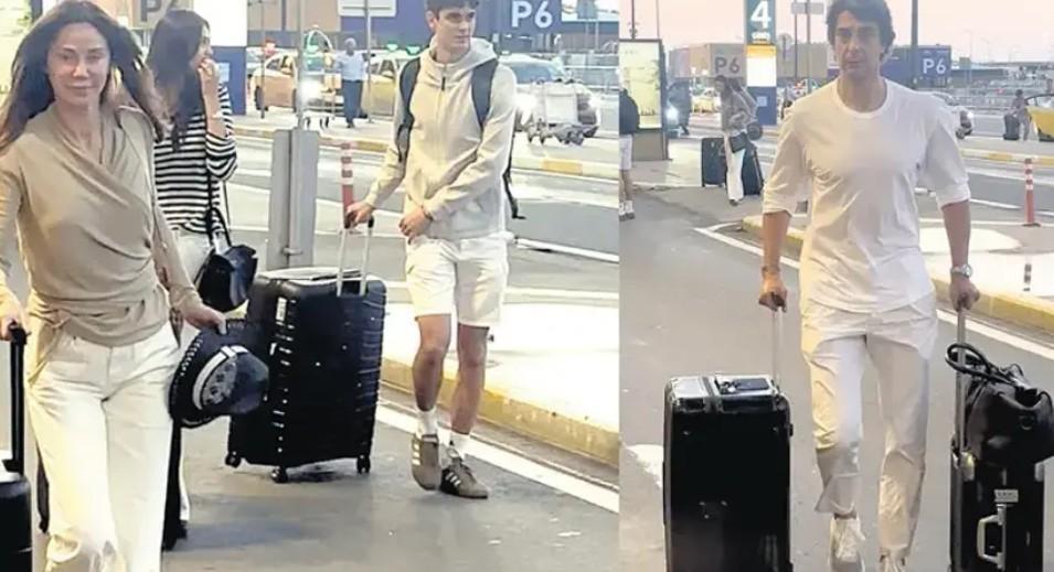 Küslük bitti, eski eşler tatilde Demet Şenerden çocuklarıyla yeni paylaşım