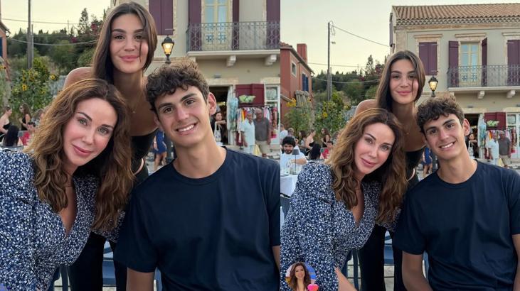 Küslük bitti, eski eşler tatilde Demet Şenerden çocuklarıyla yeni paylaşım
