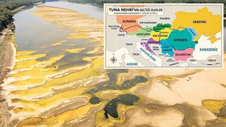 Tuna Nehri’nde derin kuraklık