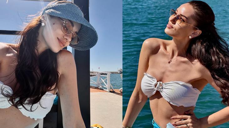 Instagramdan peş peşe paylaştı Fahriye Evcenden yeni kareler