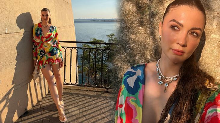 Burcu Özberkin pozlarına beğeni yağdı Fit haliyle dikkat çekti