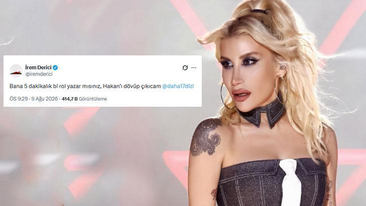 İrem Derici’den Daha 17’ye sürpriz çağrı Bana 5 dakikalık rol yazın