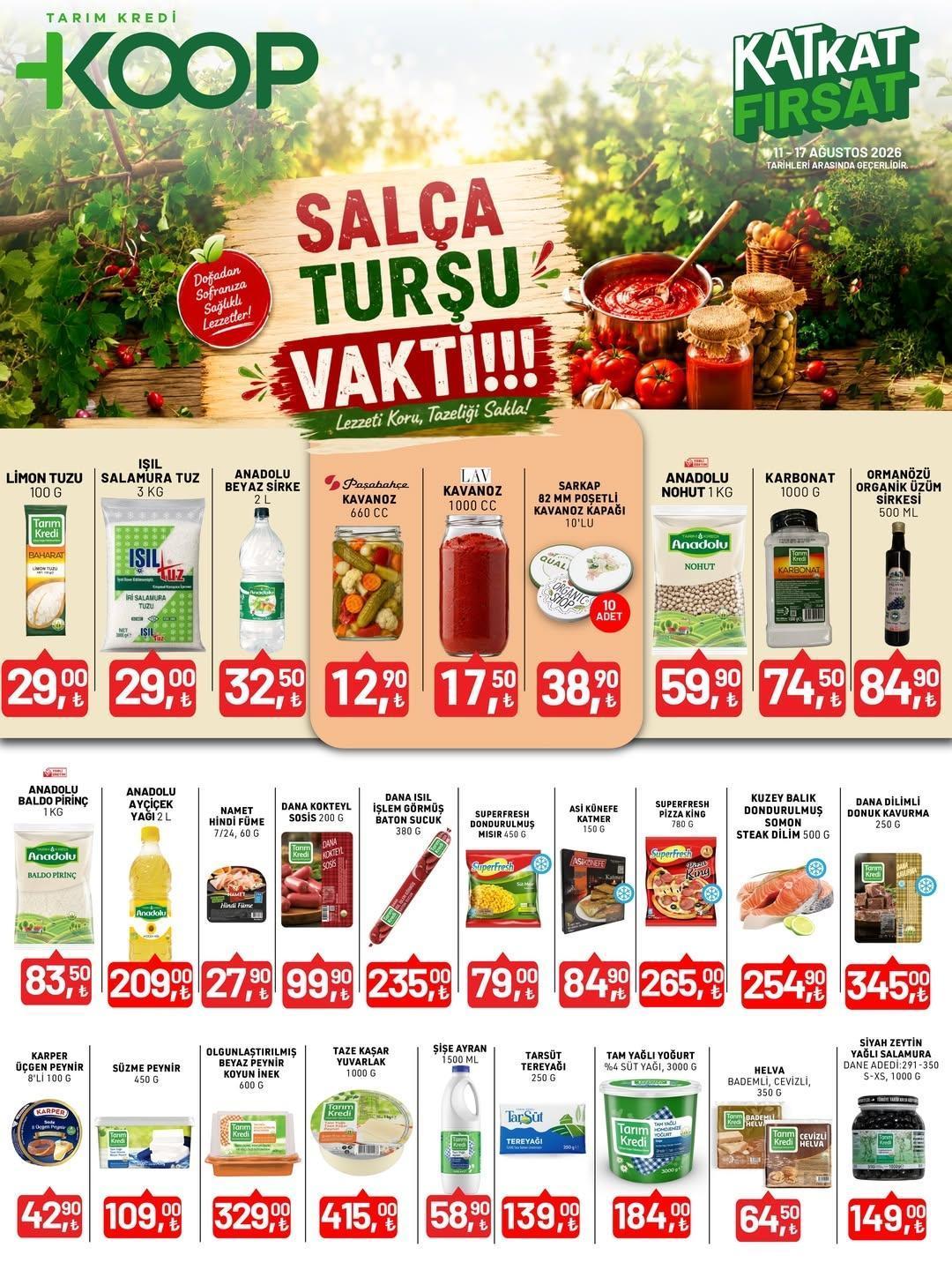 TARIM KREDİ KOOPERATİFİ AKTÜEL ÜRÜNLER KATALOĞU