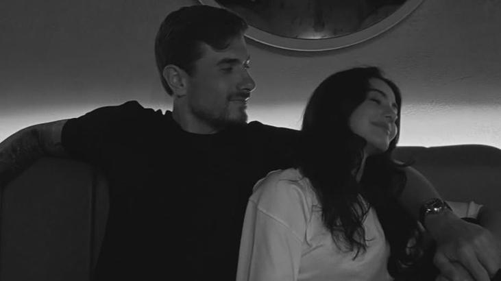 Sürpriz aşk Helin Kandemir ve Dorukhan Toköz çiftinden ilk kare