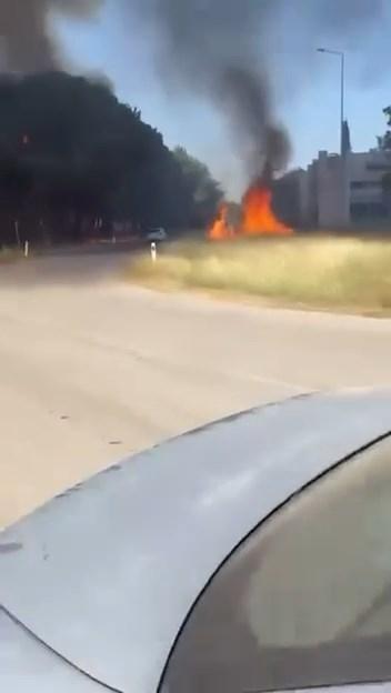 Yalovada kaza kırıma uğrayan F-16 ile ilgili yeni görüntüler ortaya çıktı