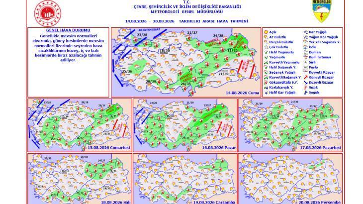 İSTANBUL HAVA DURUMU SON DAKİKA: İstanbul’a yağmur yağacak mı, ne zaman yağacak AKOM uyardı: 14-15-16 Ağustos 2026 İstanbulda hava nasıl olacak