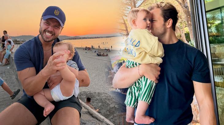 Tolga Sarıtaştan mutlu aile pozu İşte oğlu Alinin son hali