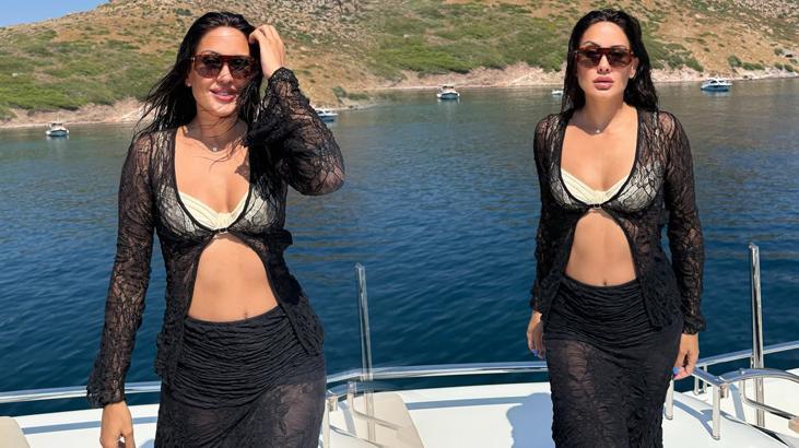 Evliliğimi yasak aşk bitirdi demişti Sahra Işık tatil pozlarıyla dikkat çekti