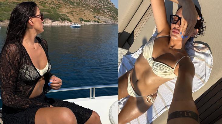 Evliliğimi yasak aşk bitirdi demişti Sahra Işık tatil pozlarıyla dikkat çekti