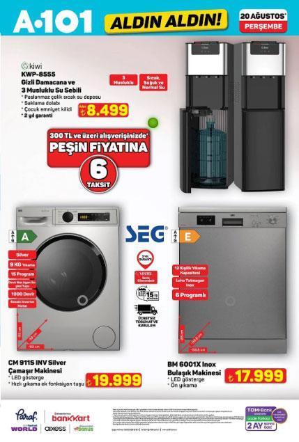 GÜNCEL A101 AKTÜEL KATALOG YENİ ÜRÜNLER: 20 Ağustosta satışta A101de bu hafta hangi ürünler indirime girecek A101 yeni katalog