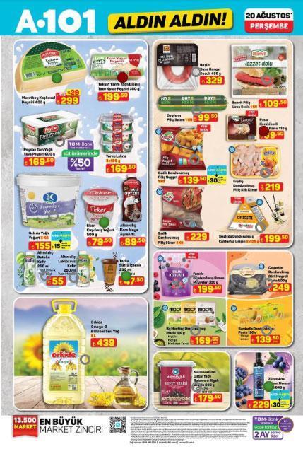 GÜNCEL A101 AKTÜEL KATALOG YENİ ÜRÜNLER: 20 Ağustosta satışta A101de bu hafta hangi ürünler indirime girecek A101 yeni katalog