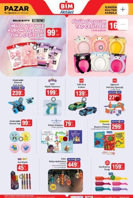 YENİ BİM AKTÜEL KATALOG 16 AĞUSTOS: Yarın satışta BİM indirimli ürünlerde neler var BİM yeni kataloğu yayınlandı