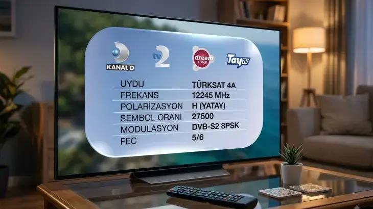 KANAL D YENİ FREKANS BİLGİLERİ