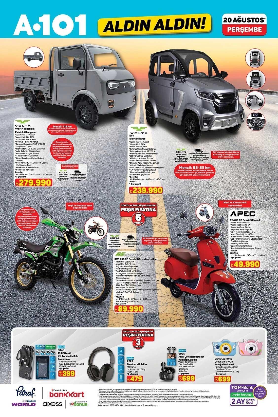 A101 ALDIN ALDIN 20 AĞUSTOS PERŞEMBE AKTÜEL KATALOĞU
