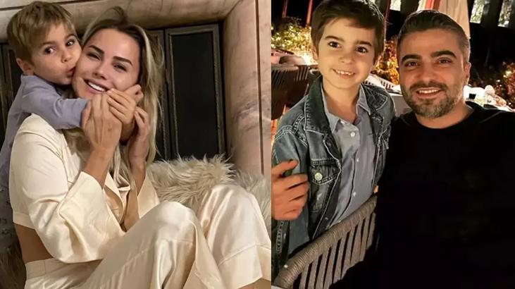 Ece Erken ve oğlu Eymenden yeni poz Seni bana verene her gün bin şükür
